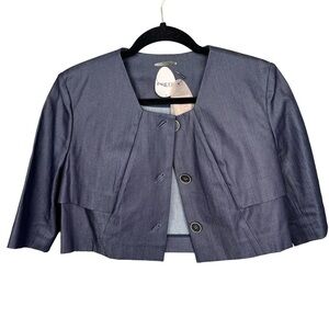PORTS 1961 Womens Cropped Bolero Blazer Jacket Size 2 New
